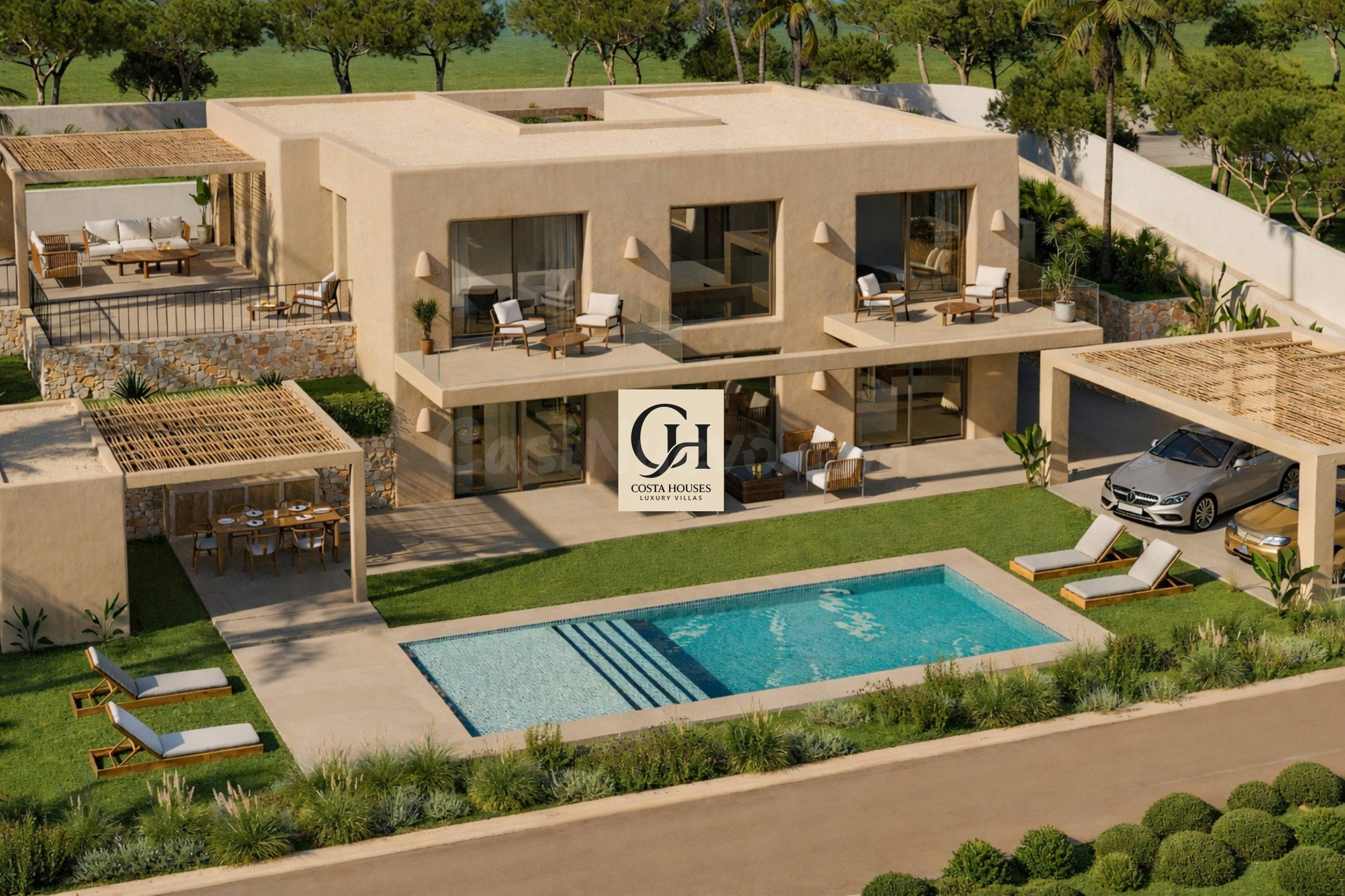 VILLA MALVA · OBRA NUEVA DE ARQUITECTURA MEDITERRANEA CONTEMPORANEA EN CAP MARTI, JAVEA