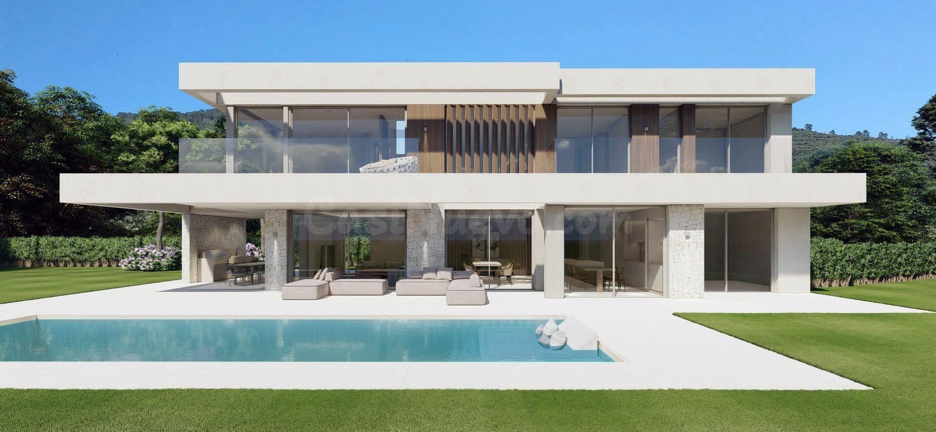 Exclusiva parcela con licencia y proyecto de villa de lujo en calpe