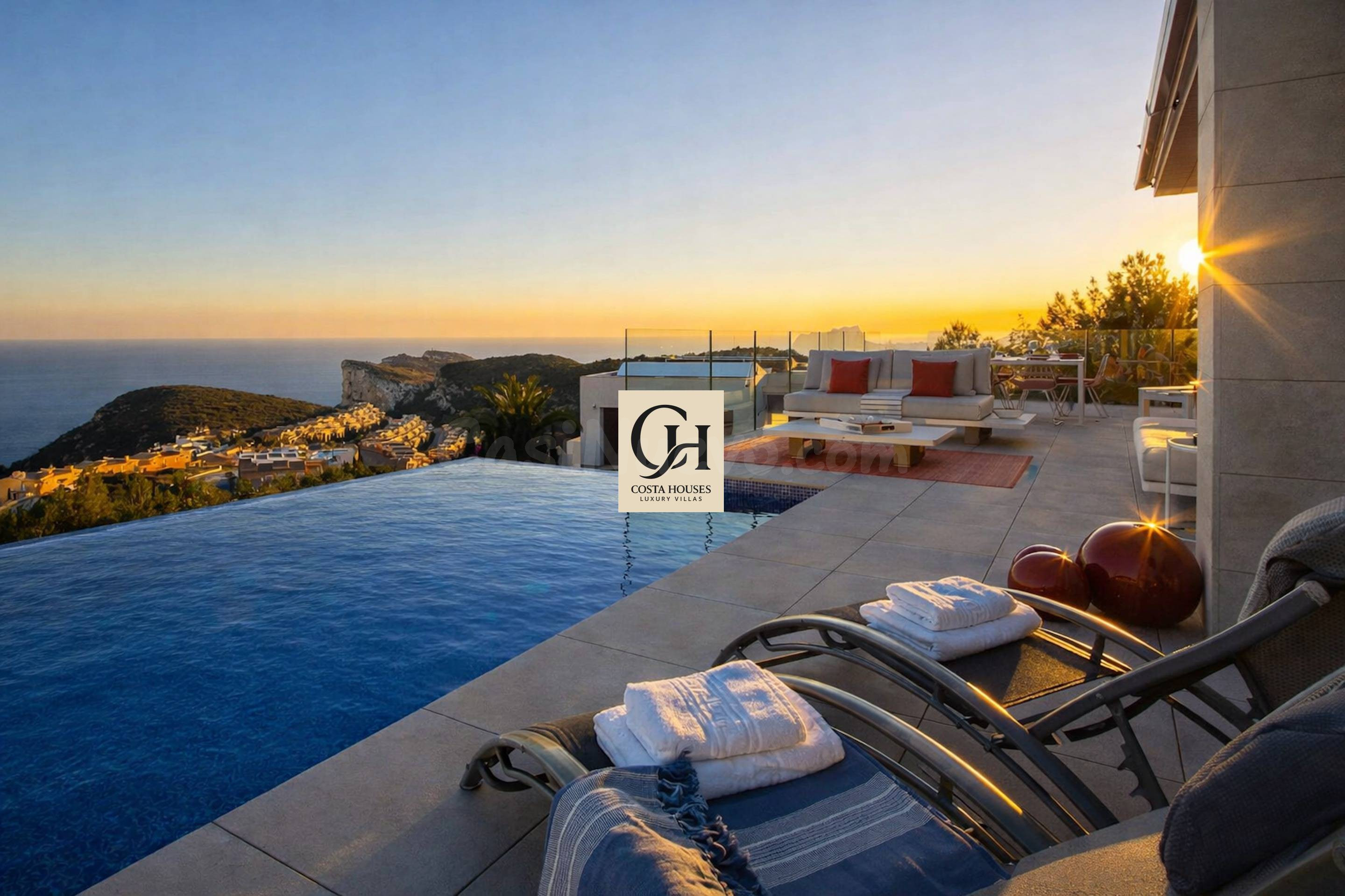 VILLA SUNSET HORIZON · VISTAS PANORÁMICAS AL MAR · COSTA BLANCA NORTE CUMBRES DEL SOL BENITACHELL