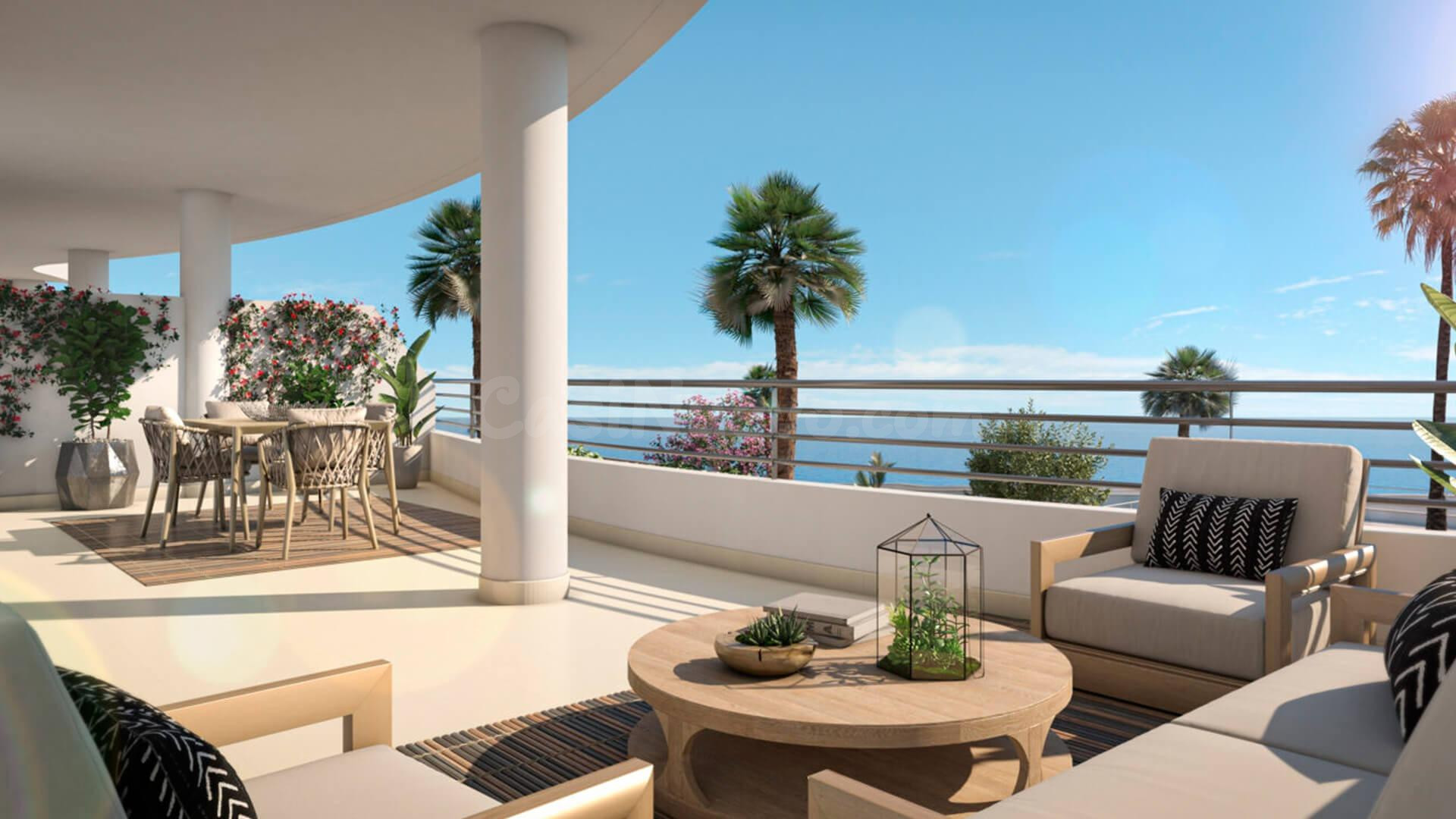 Apartamento primera planta de 3 dormitorios, 2 baños y vistas al Mar. Benalmádena