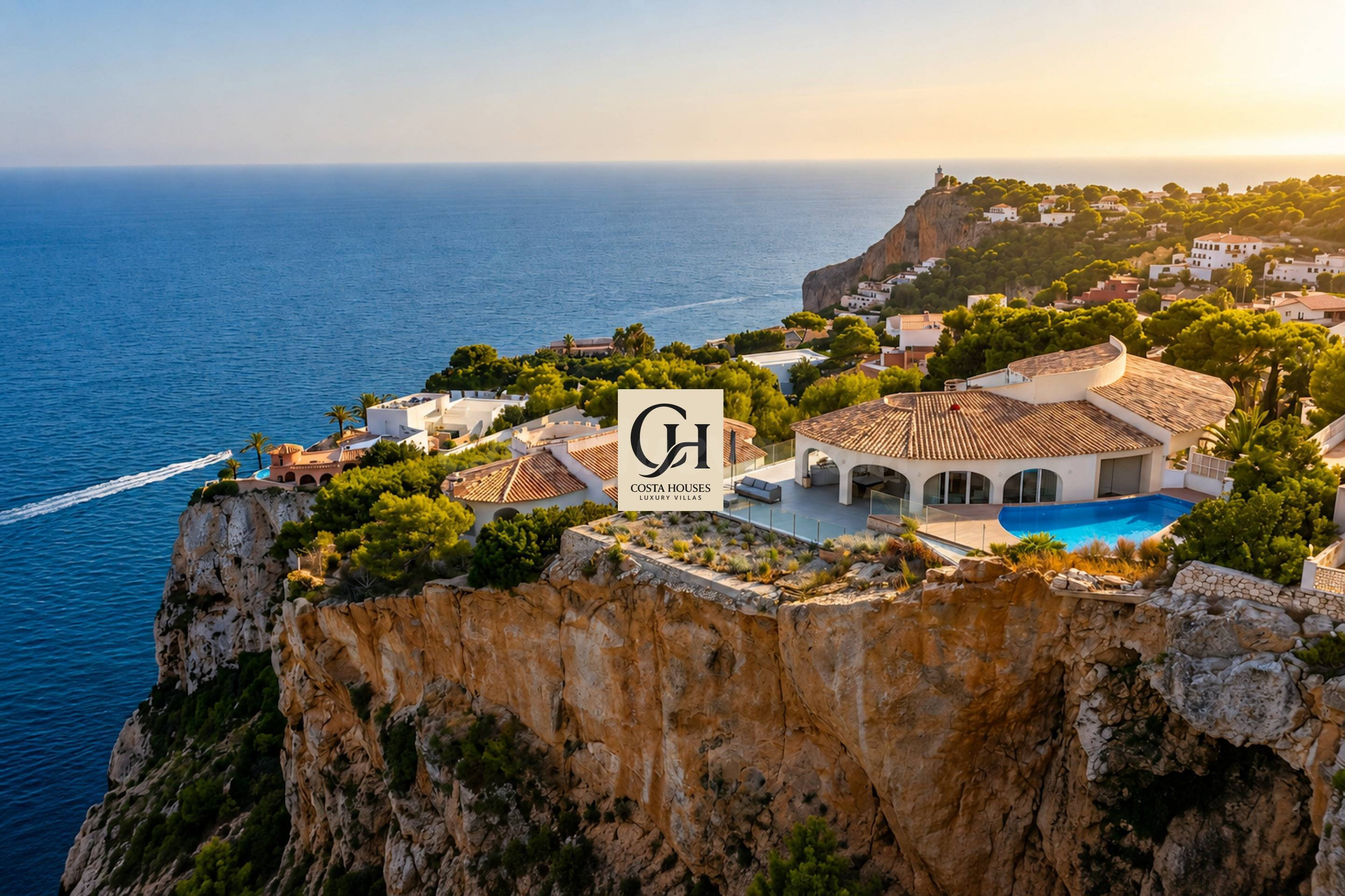 VILLA MARIS · PRIMERA LÍNEA EN BALCÓN AL MAR, JÁVEA · CASA DE INVITADOS Y 2 PISCINAS