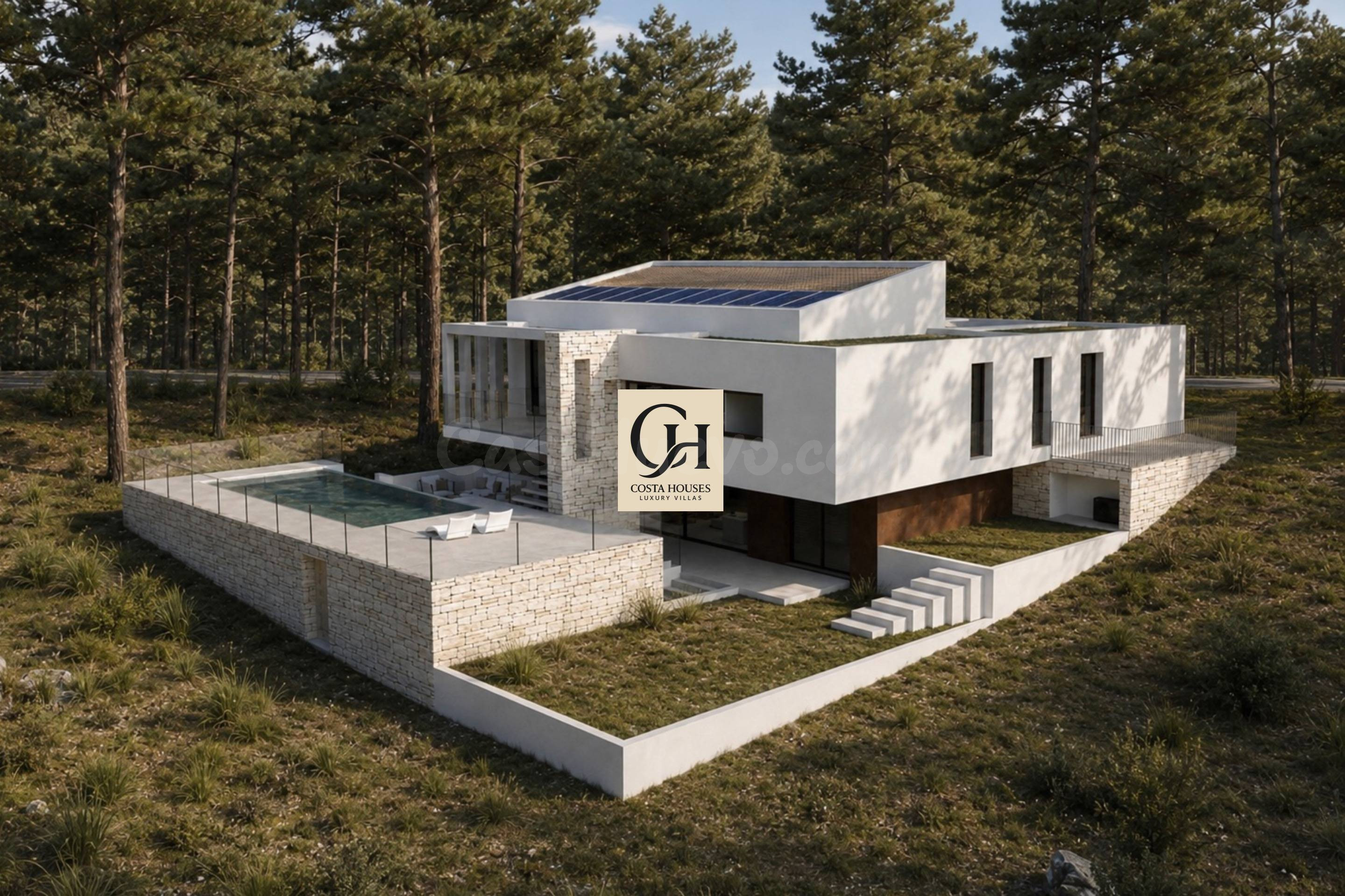 VILLA NAIRA · ARQUITECTURA CONTEMPORÁNEA ENTRE PINOS EN MORAIRA