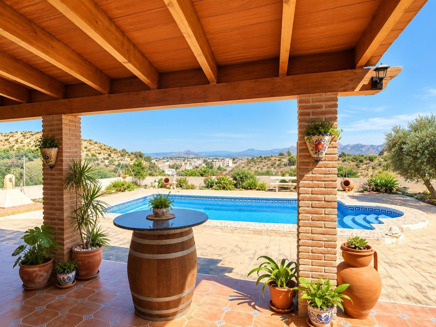 Chalet con piscina y más de 5.000 m2 de terreno junto a Zeneta