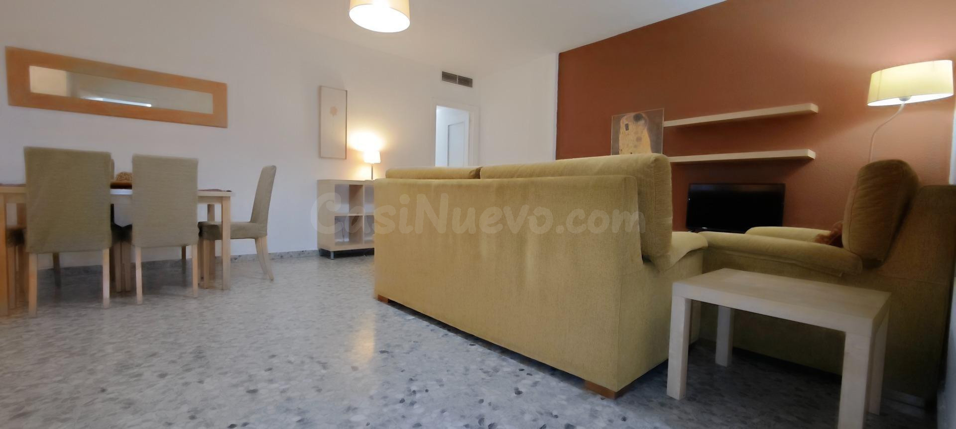 en pleno centro 3 habitaciones y 2 baños