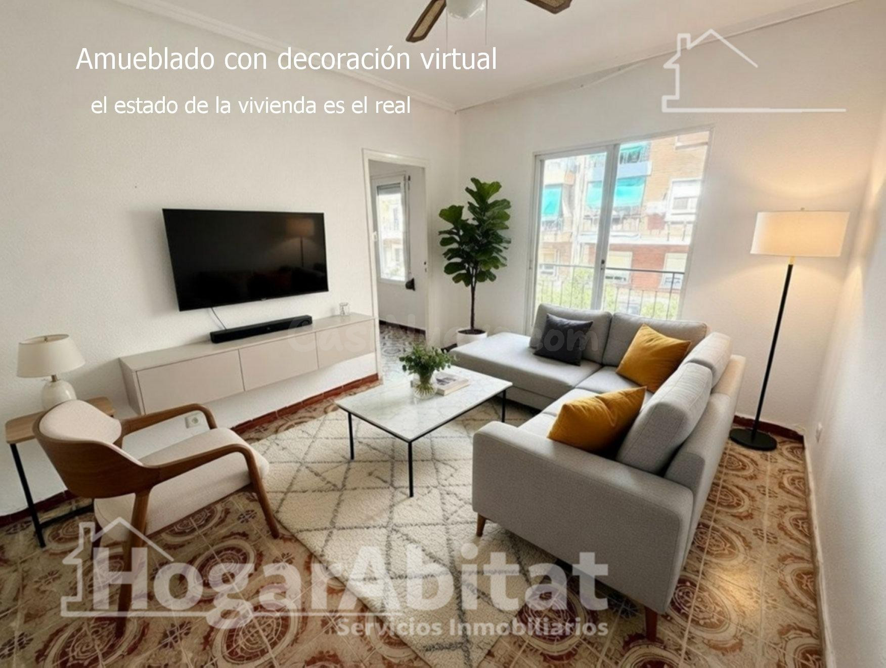 ACOGEDOR, EXTERIOR Y LUMINOSO CON BALCÓN, CERCA DE LA AV DEL PUERTO