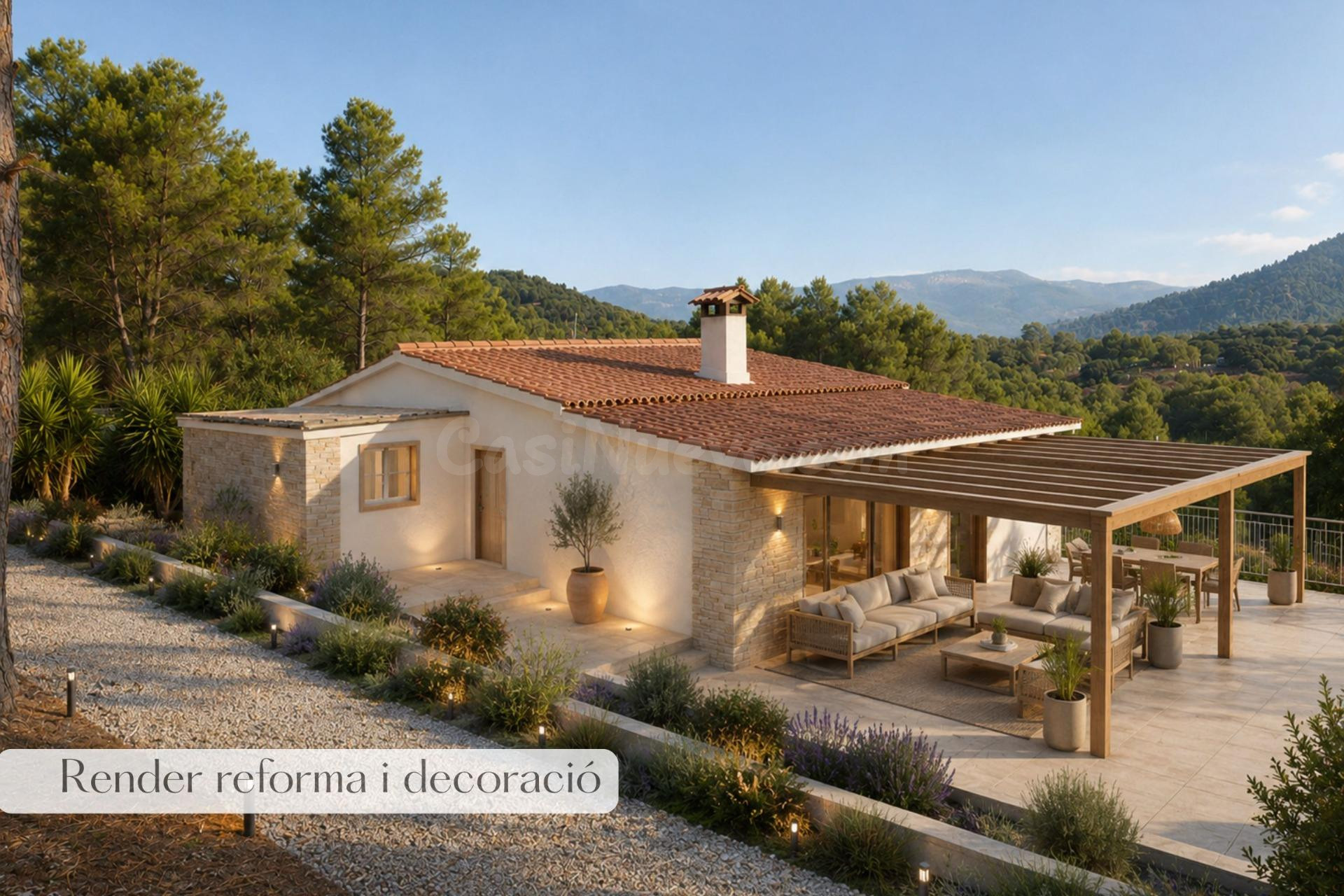 Casa con encanto, amplio terreno y múltiples posibilidades en Maspujols