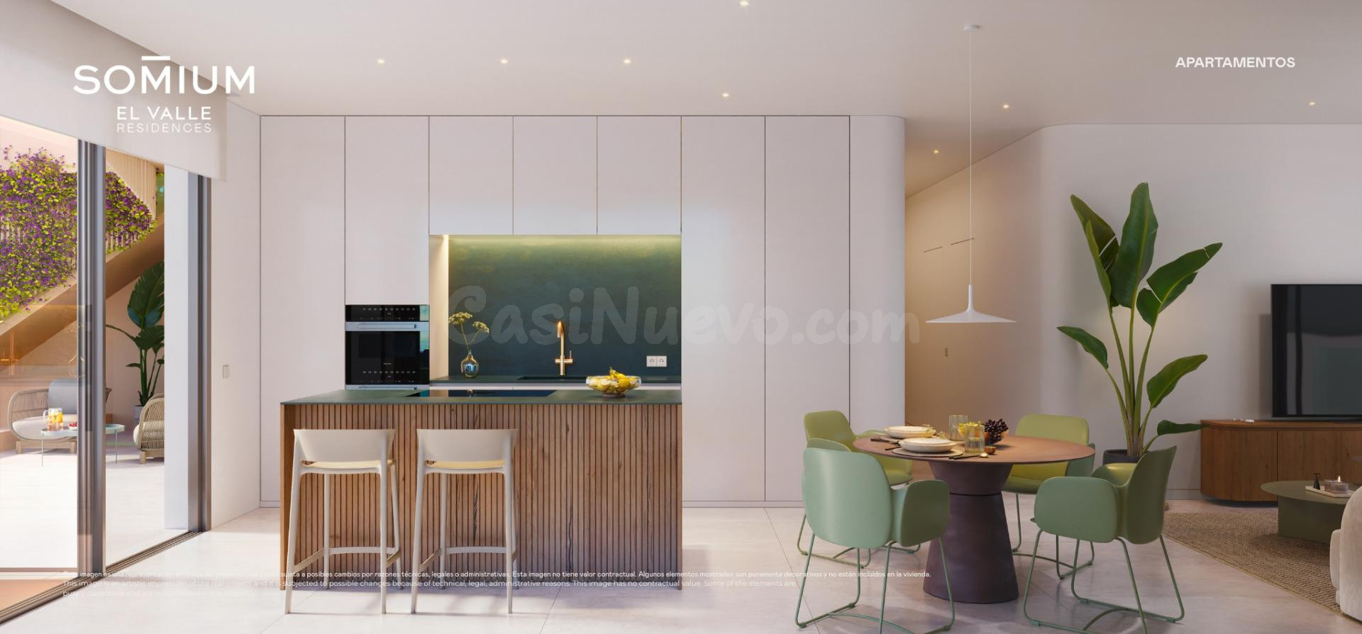 APARTAMENTOS DE LUJO CON TERRAZA Y PISCINA COMUNITARIA CON VISTAS AL CAMPO DE GOLF