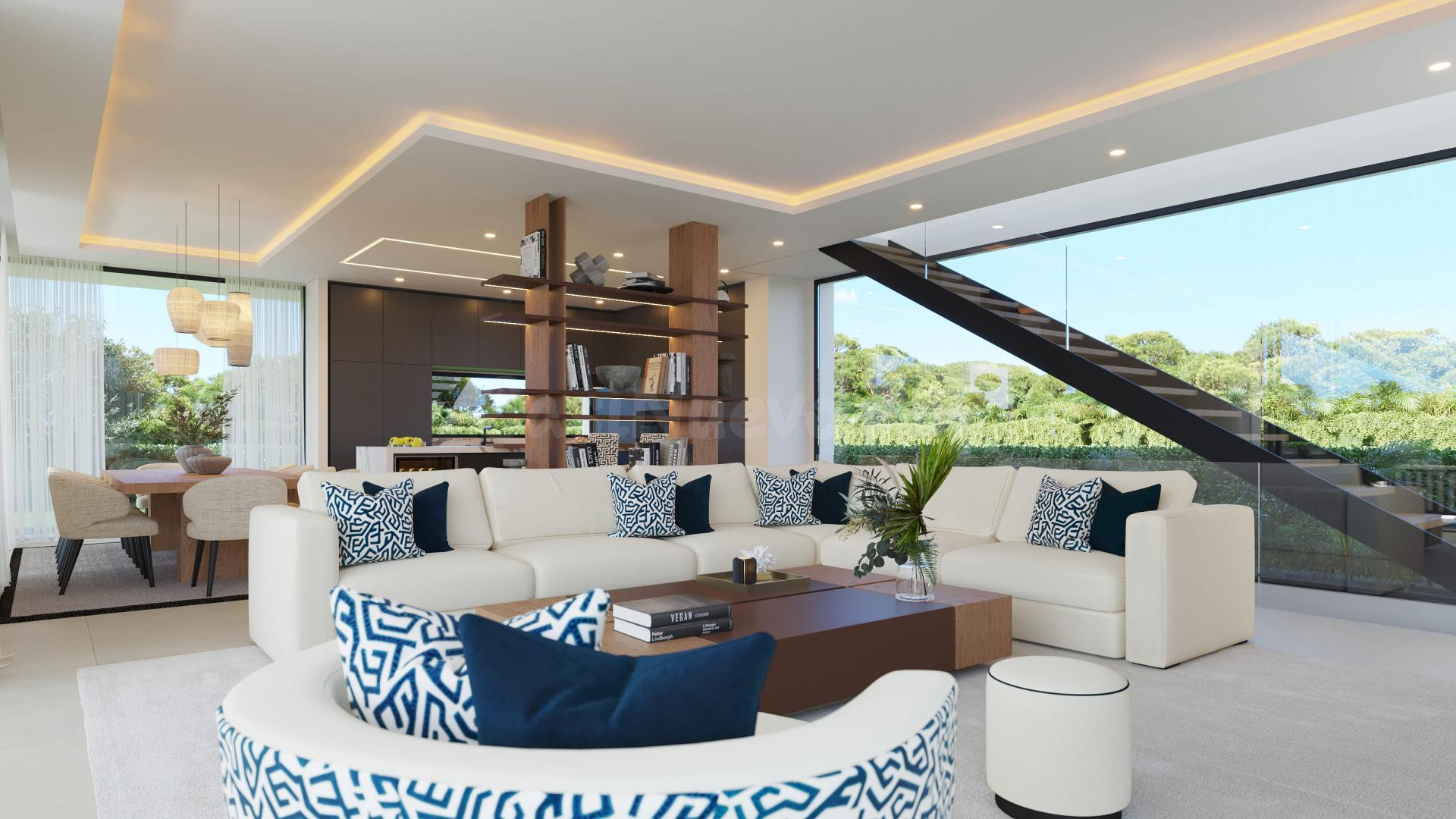 Contemporary New-Build Villa with Sea and Golf Views in Artola Alta, Cabopino Golf