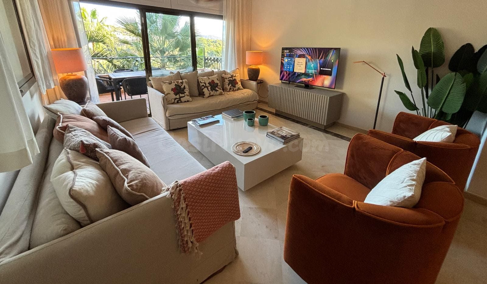 Exclusive luxury apartment in Río Real, 195 m2. Sea, golf and expansive terraces