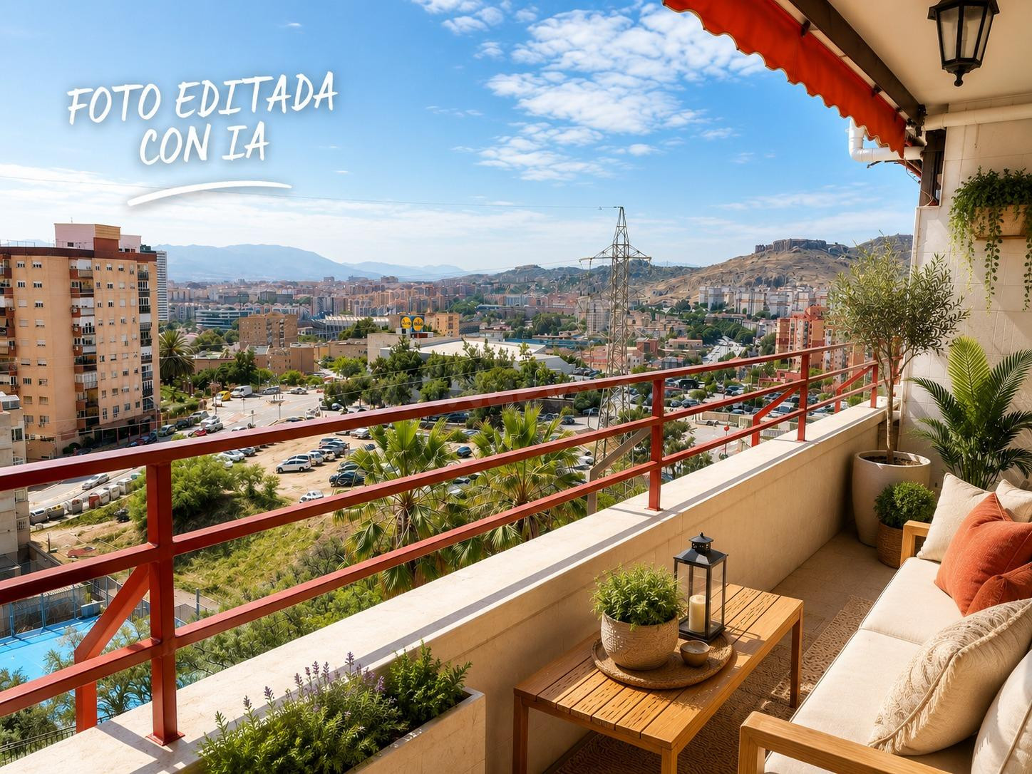 AMPLIO PISO DE 2 DORMITORIOS ( EN ORIGEN 3 ) CON TERRAZA CON VISTAS DESPEJADAS  EN URBANIZACION EN FUENTE OLLETAS