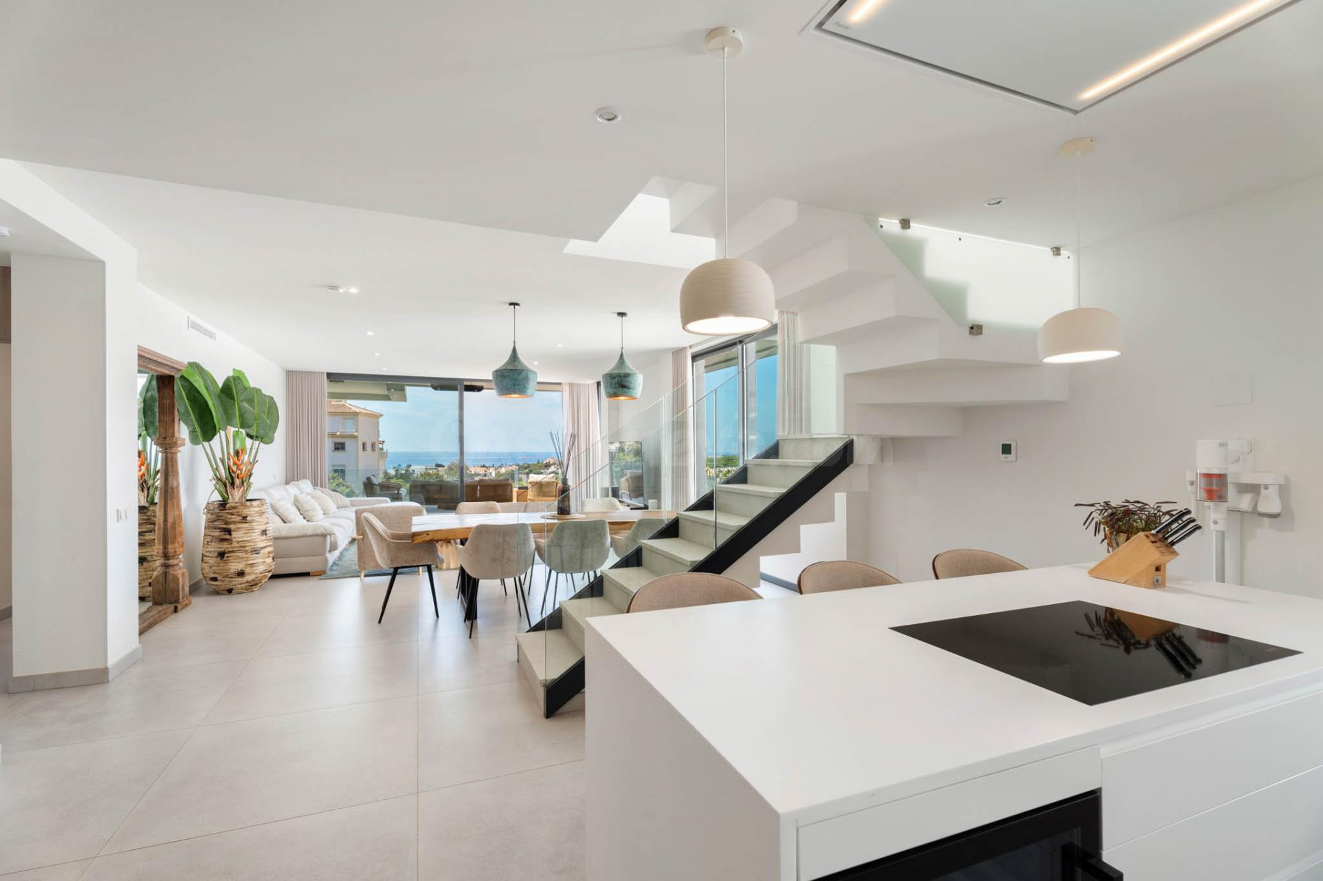 Exclusive Designer Duplex Penthouse with Private Pool and Spectacular Mediterranean Views