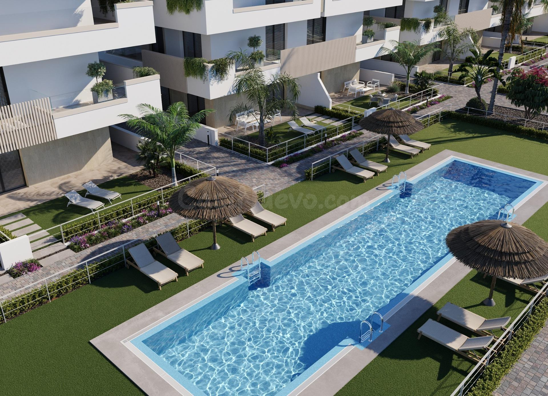 Apartamentos y bungalós de nueva construcción en Santa Rosalia Lake and Life Resort