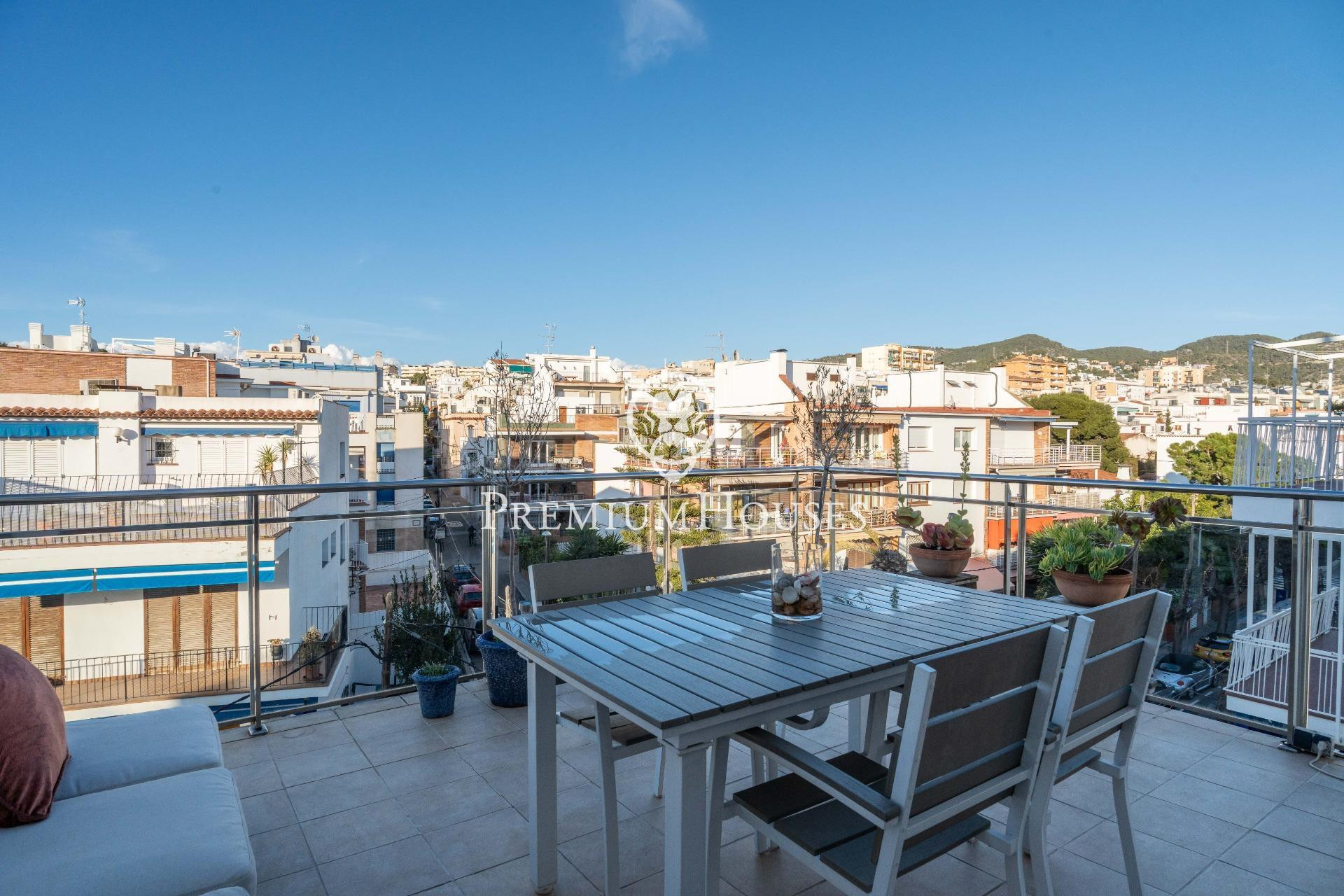 Ático con terraza y vistas despejadas en San Sebastián
