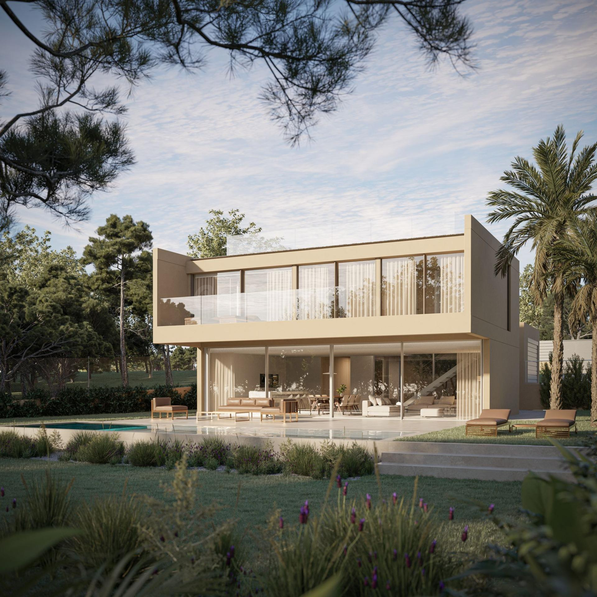 Exclusiva villa de lujo de obra nueva en Sa Torre, Mallorca, con vistas al mar