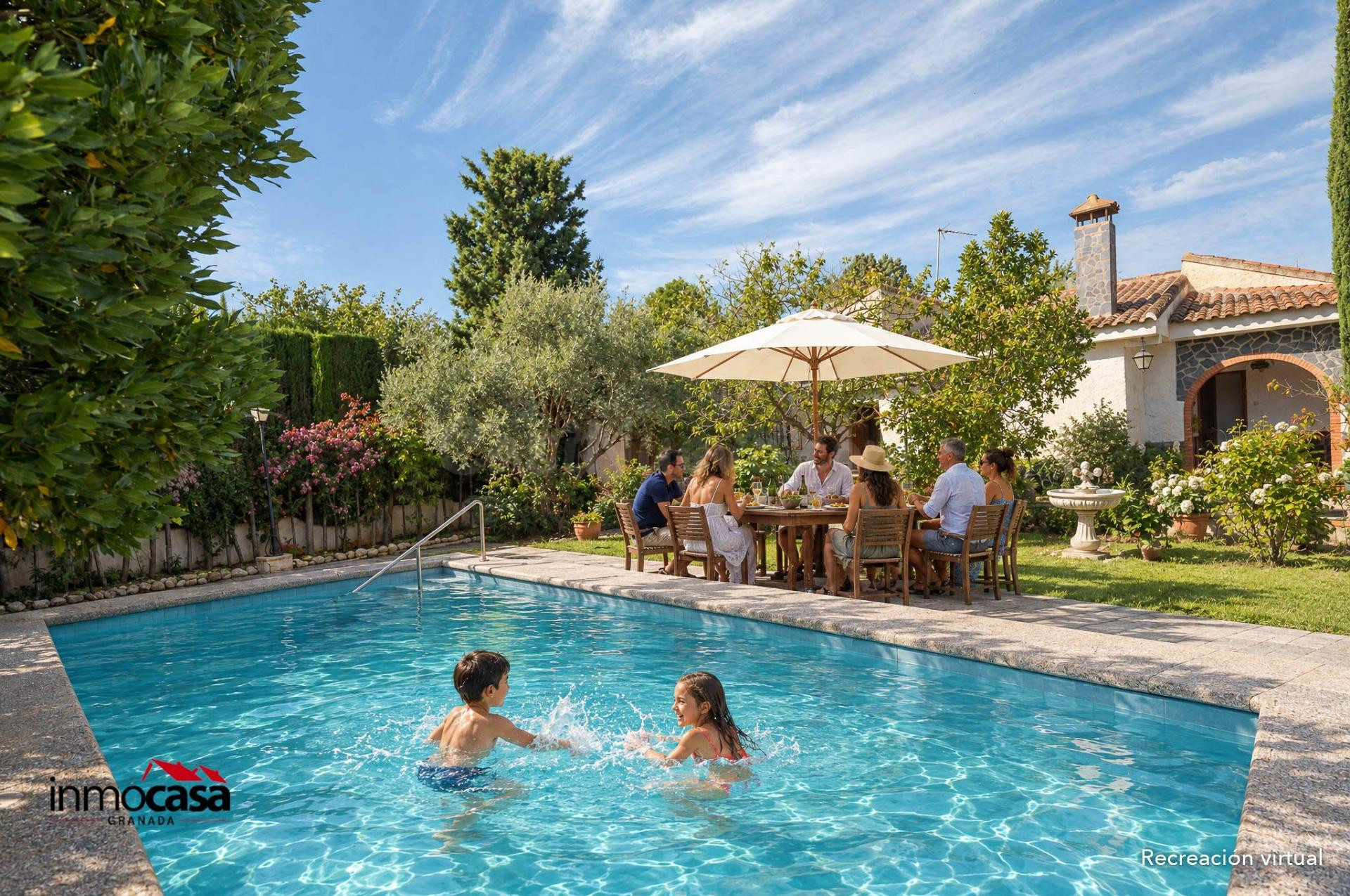 CHALET INDEPENDIENTE CON PISCINA PRIVADA EN UNA SOLA PLANTA EN SUSPIRO DEL MORO