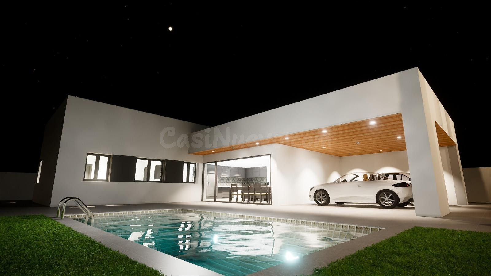 Casa de diseño en parcela de 985 m2 en Cúllar Vega (El Ventorrillo)