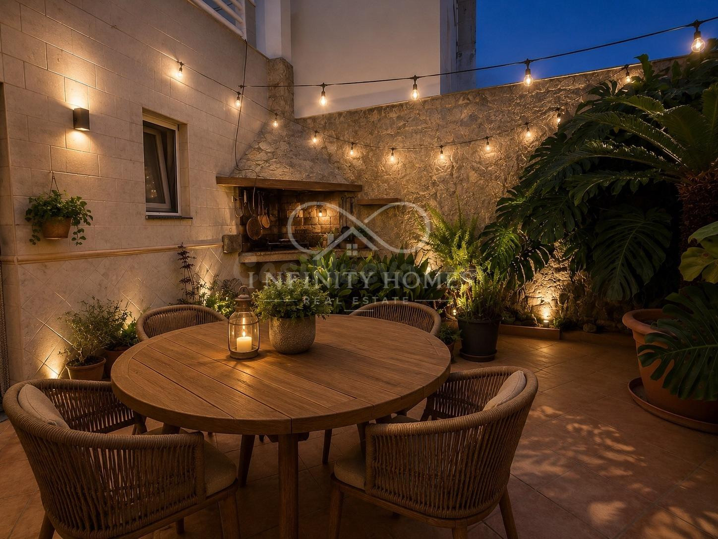 Planta baja con patio y gran potencial en Es Castell