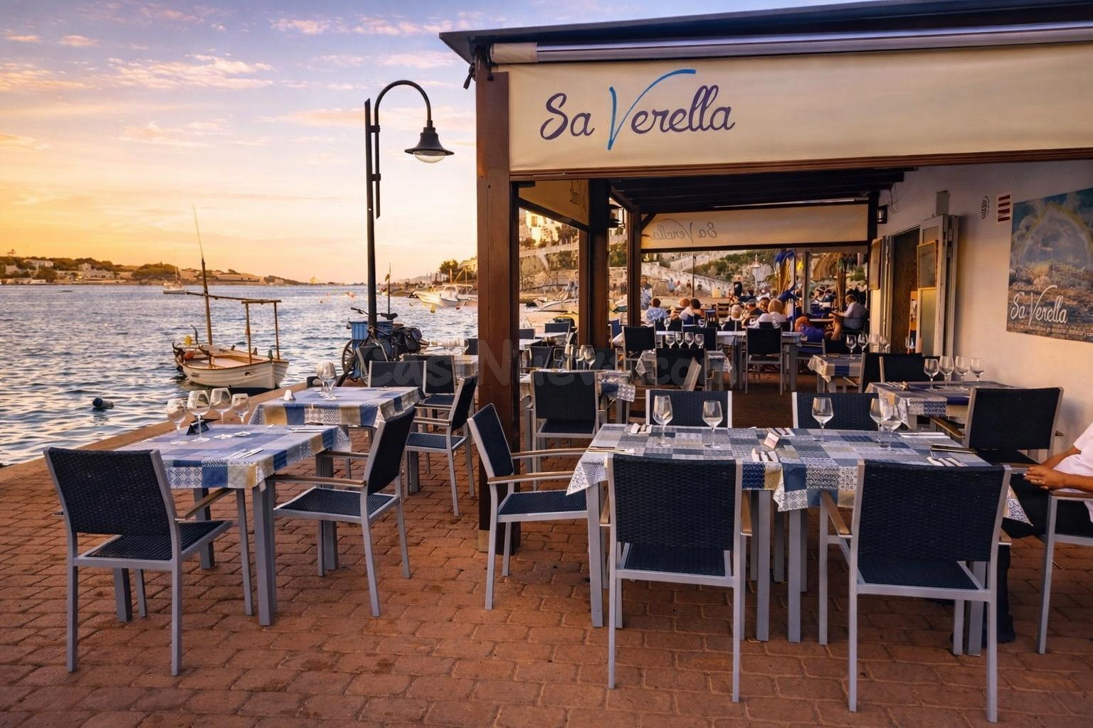 Restaurante Sa Verella en primera línea de mar