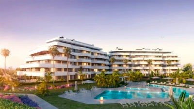 Piso de lujo en 1a linea de playa Los Alamos, Torremolinos