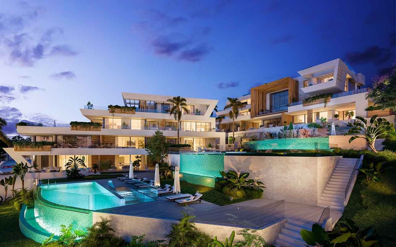 Apartamentos y áticos de 1, 3 y 4 dormitorios en Cabopino