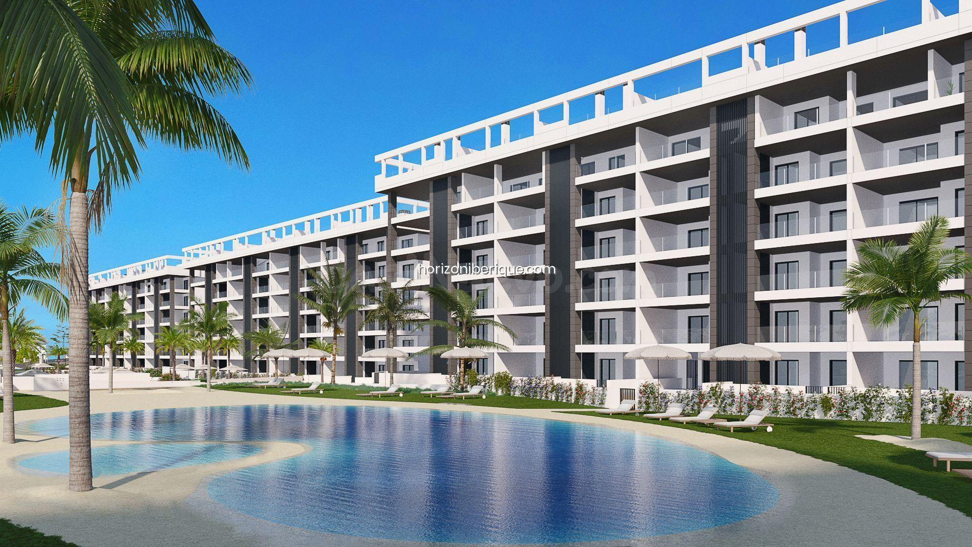 Magnífico complejo de apartamentos de lujo a 700 metros de la playa de La Mata