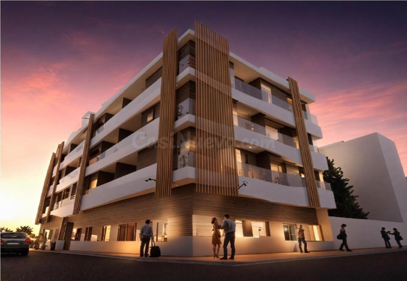 UN RESIDENCIAL EXCLUSIVO construido en el centro urbano del Puerto de Mazarrón