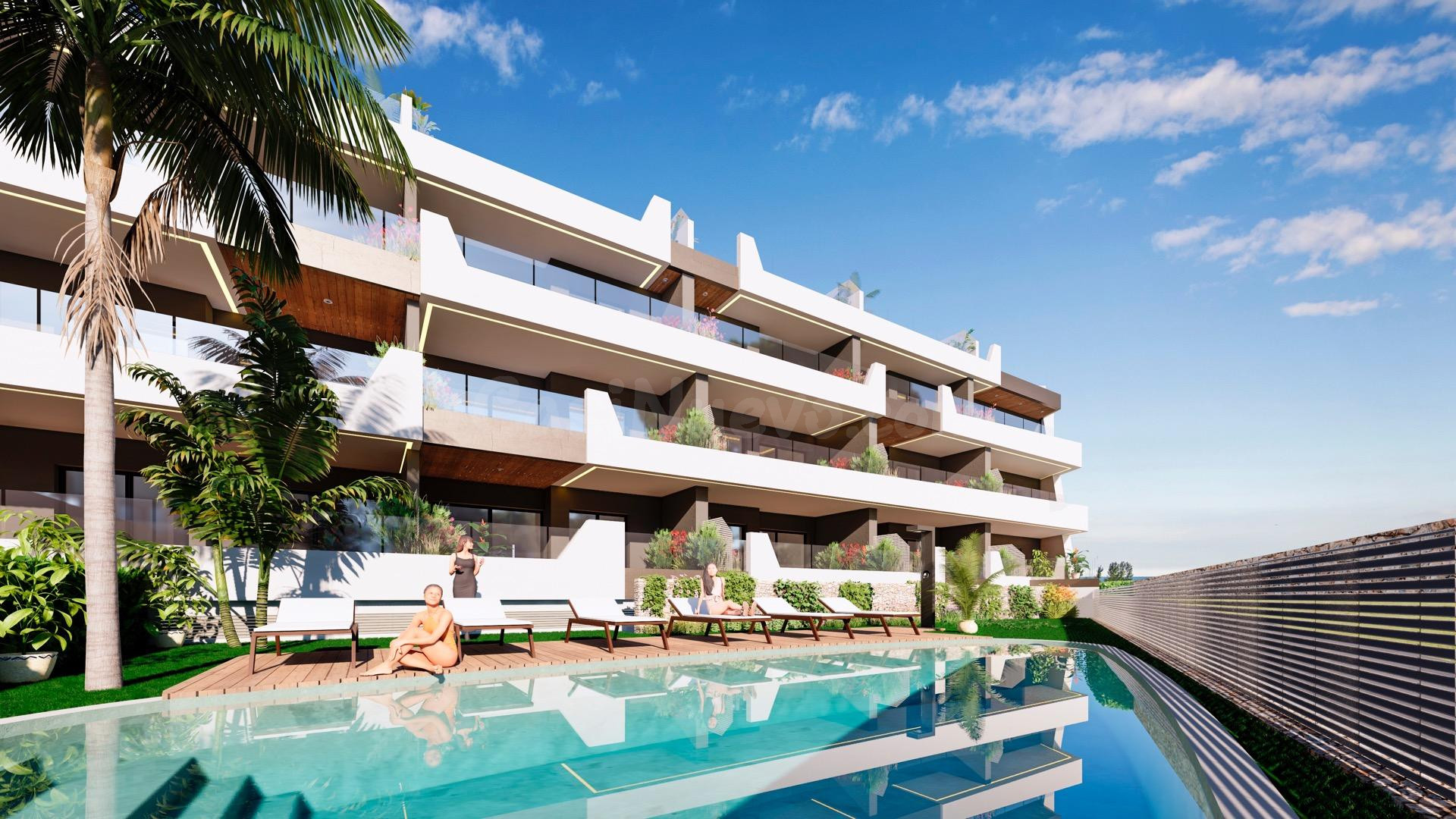 PRECIOSO APARTAMENTO CON PISCINA COMUNITARIA Y SOLÁRIUM PRIVADO - ZONA BENIJÓFAR -