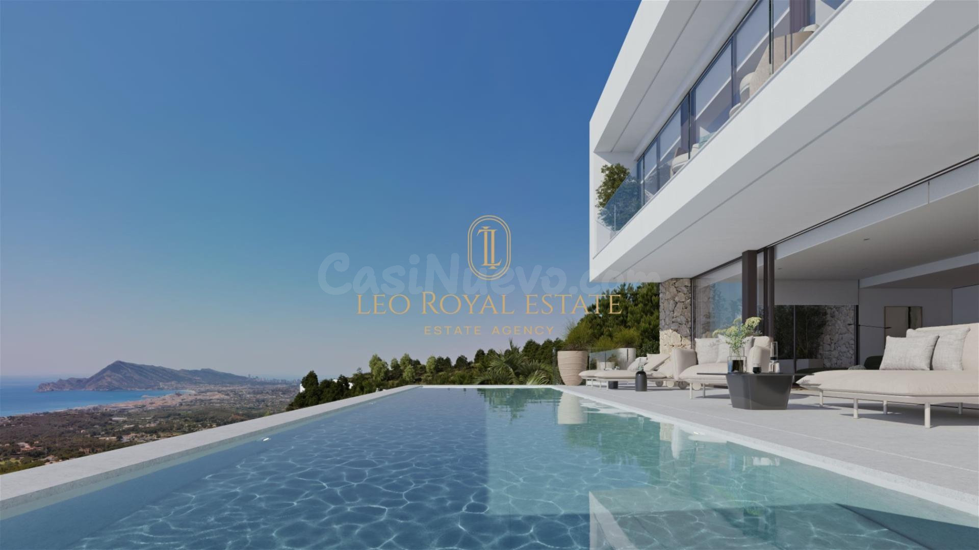 Villa de lujo con vistas panorámicas al mar Mediterráneo | Altea