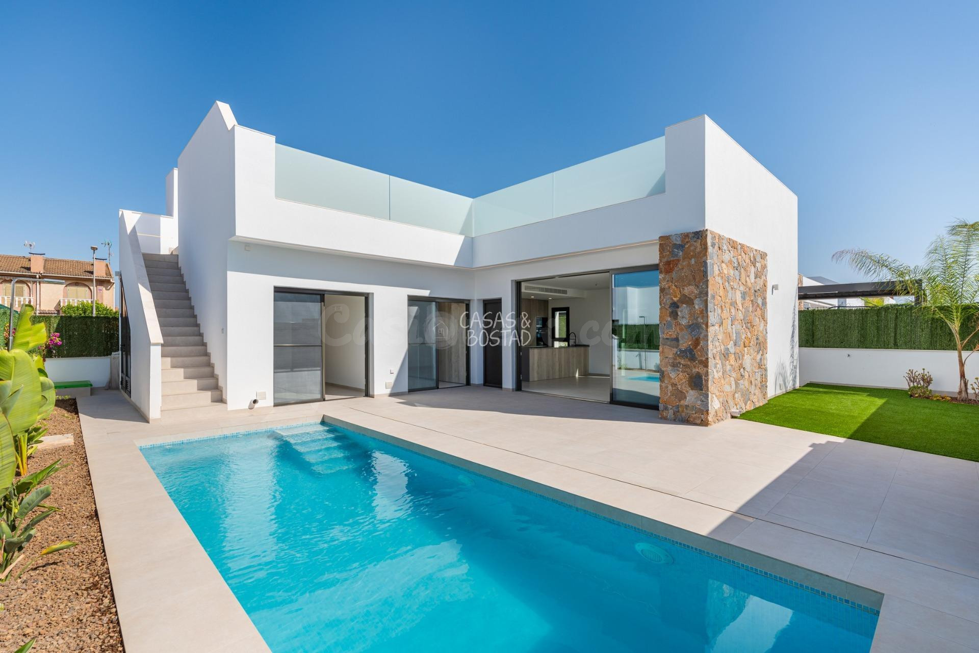 VILLAS DE OBRA NUEVA EN SAN JAVIER