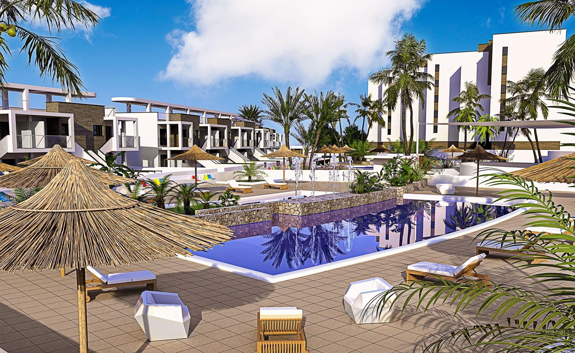 Apartamentos y Bungalows de Obra Nueva en Mil Palmeras