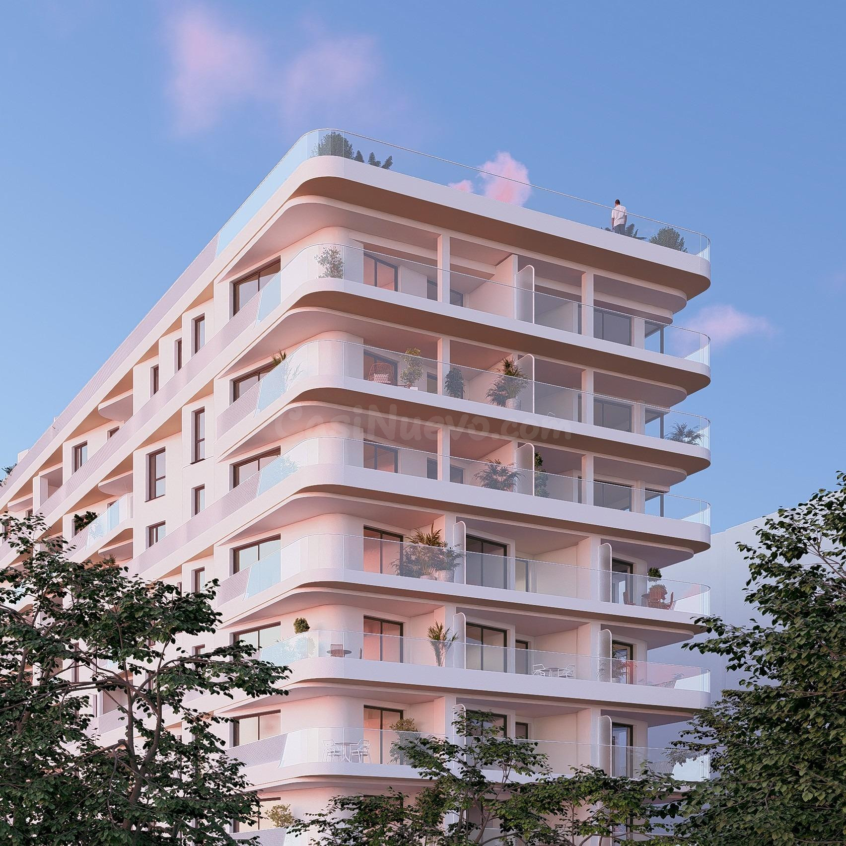 Apartamentos y áticos exclusivos frente al mar en Villajoyosa con vistas panorámicas al Mediterráneo