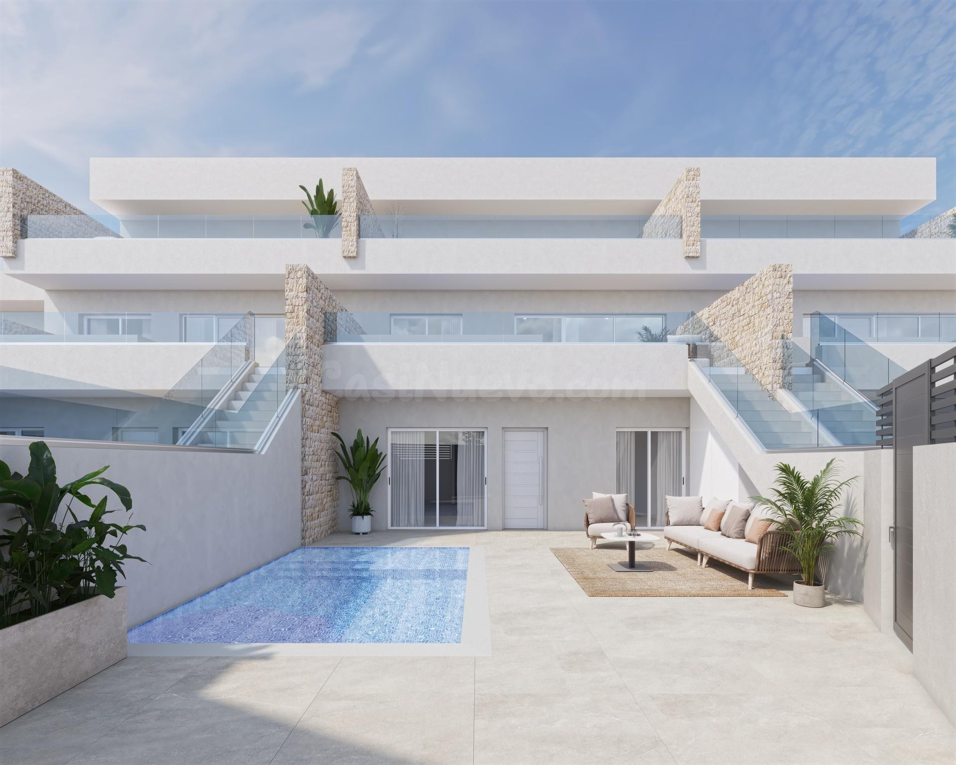 Bungalow Planta Baja 3 habitaciones 91m² en venta - Zona Pueblo