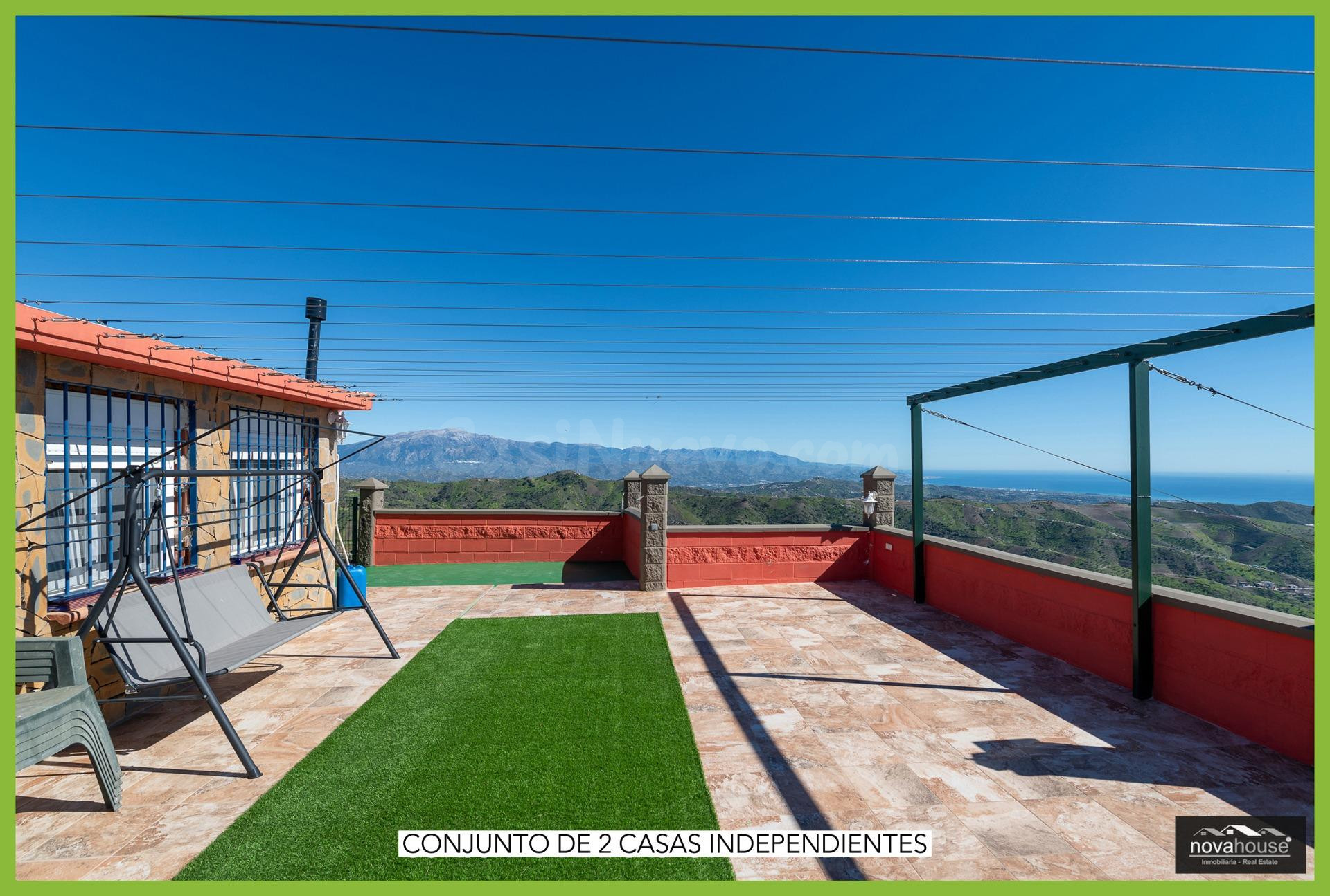 ¡¡¡COMPEJO DE 2 VIVIENDAS INDEPENDIENTES SOBRE UNA PARCELA DE MÁS DE 11.000 m2 CON UNAS VISTAS IMPRESIONANTES AL MAR!!!