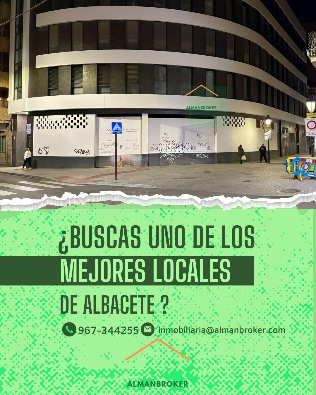 INCREIBLE LOCAL EN EL CENTRO DE ALBACETE. 341 M2