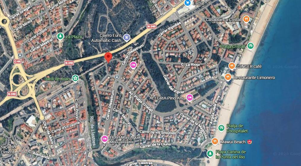 Solar urbano en Miami Patja, Tarragona para construir 20 viviendas