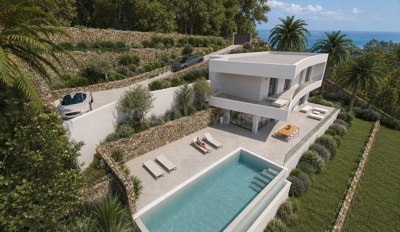 Villa Lastres. Nuevo proyecto de villas de lujo con vistas panorámicas.