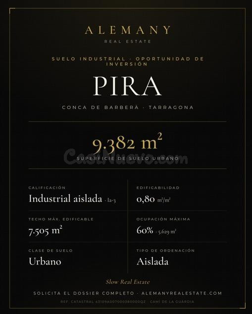 SOLAR INDUSTRIAL DE 9.382 M2 EN PIRA - foto 2