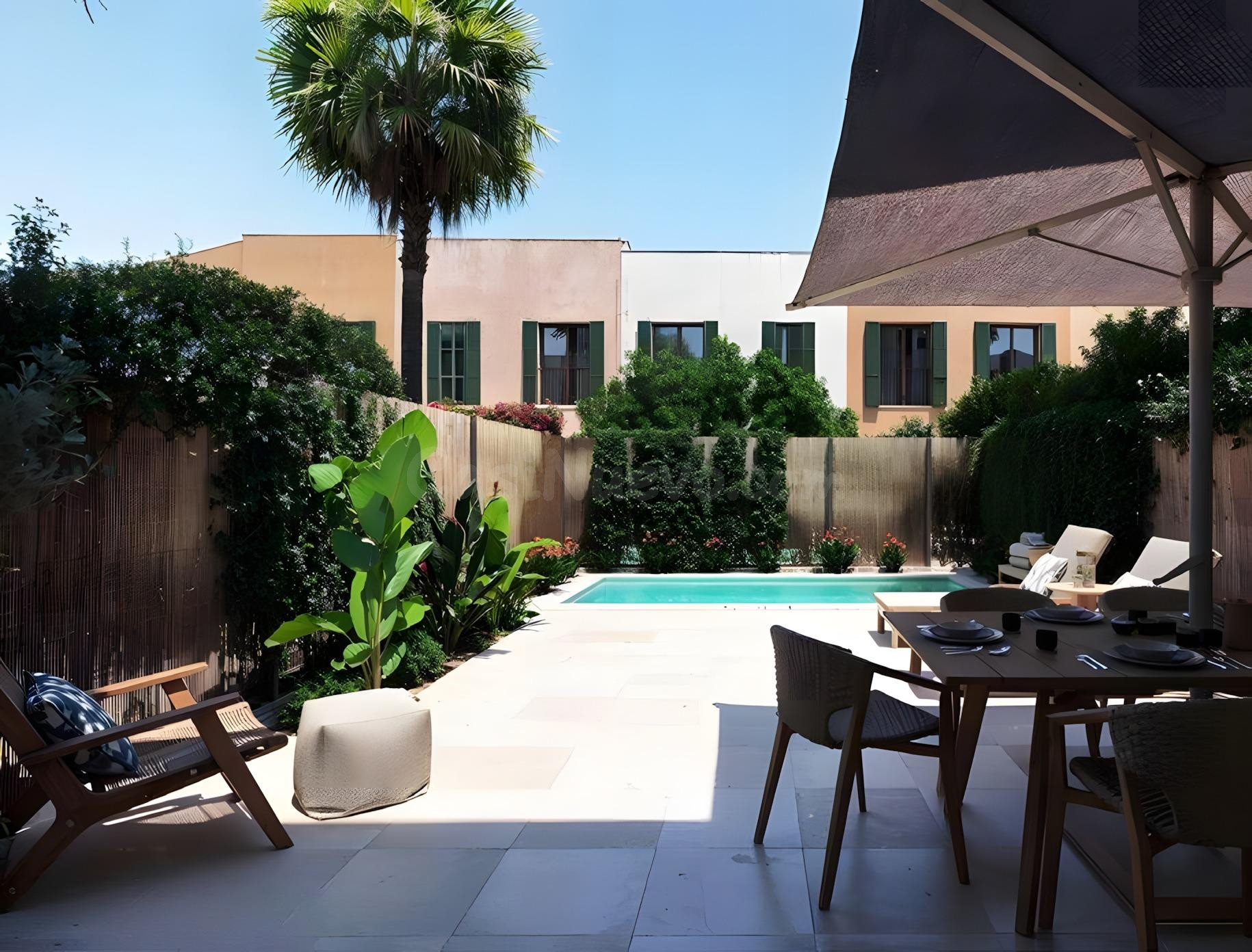 Vivienda unifamiliar a estrenar con piscina y azotea privada.