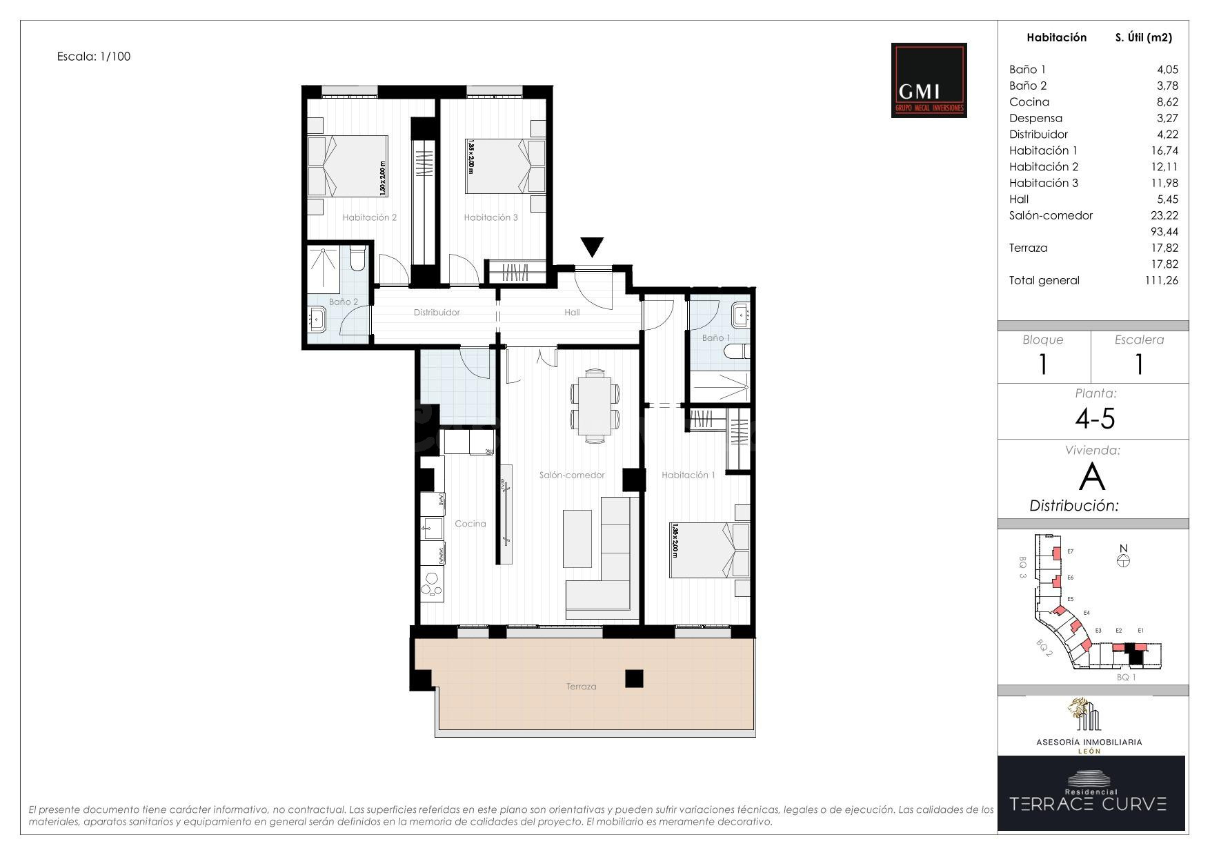 Piso 3 habitaciones 112m² en venta - La Chantría- La Lastra - foto 4
