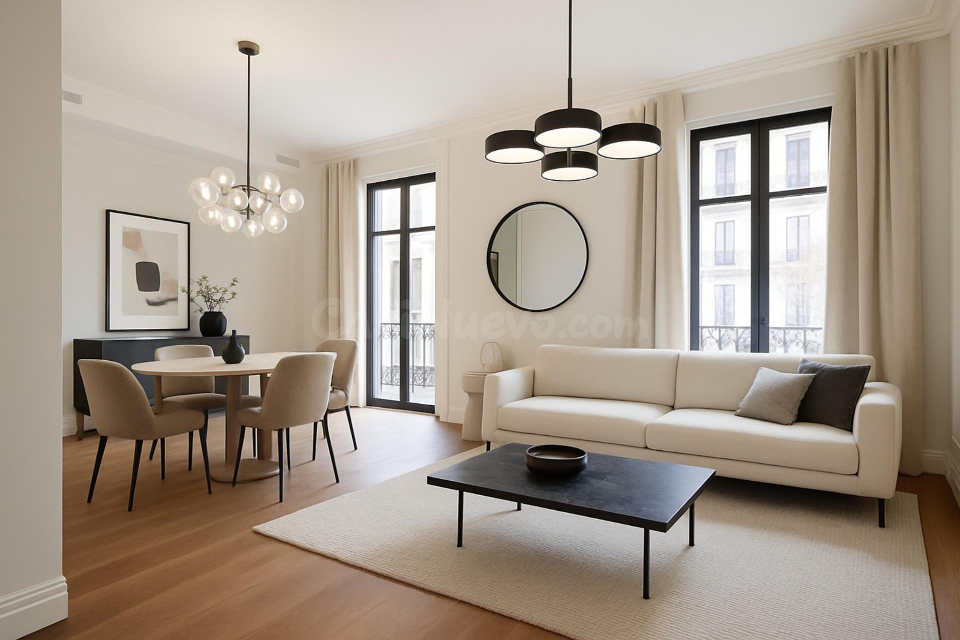 En reforma excelente piso en finca señorial en el cuadrat de or de la Eixample