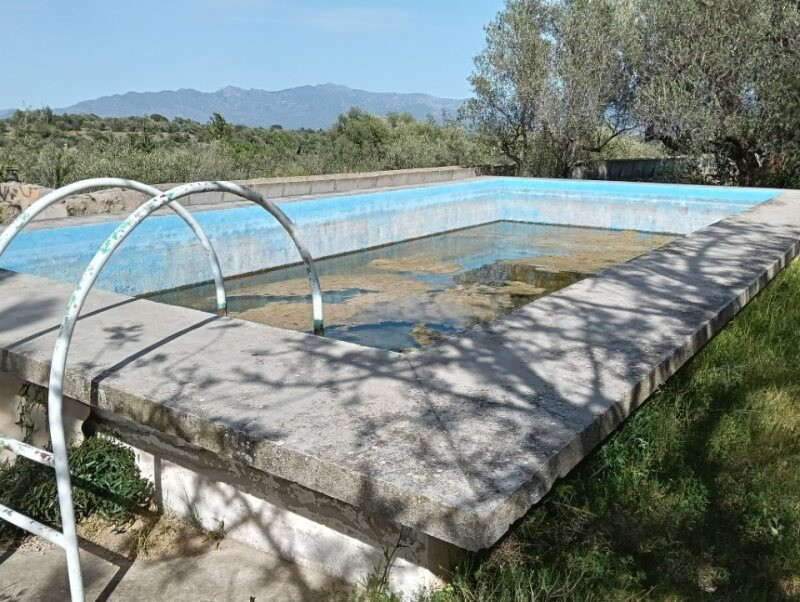 chalet con piscina y terreno