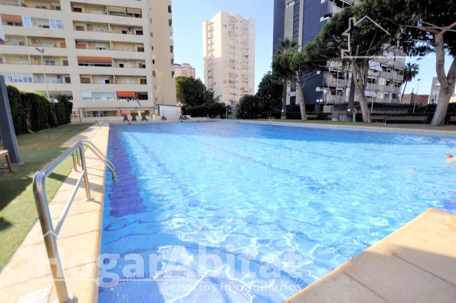 ¡VISTAS AL MAR EN PLANTA 12 CON TERRAZA Y CLUB DEPORTIVO! EXTERIOR, AMUEBLADO, CON MIRADOR Y 3 ASCENSORES
