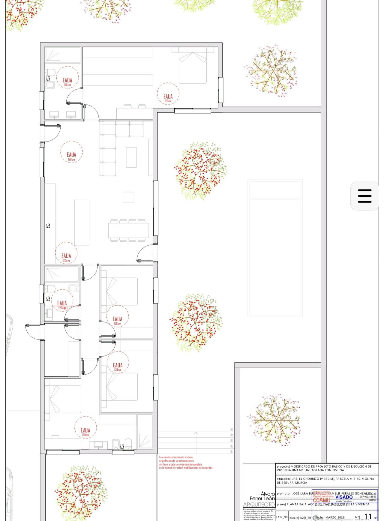PARCELA CON PROYECTO VISADO  + PISCINA 20m - LISTA PARA CONSTRUIR EN EL CHORRICO¡¡¡