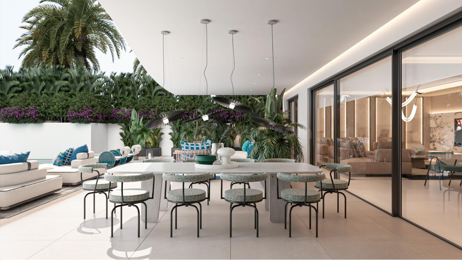 DÚPLEX DE 3 DORMITORIOS EN PRIMERA LINEA DE PLAYA LAS CHAPAS, MARBELLA