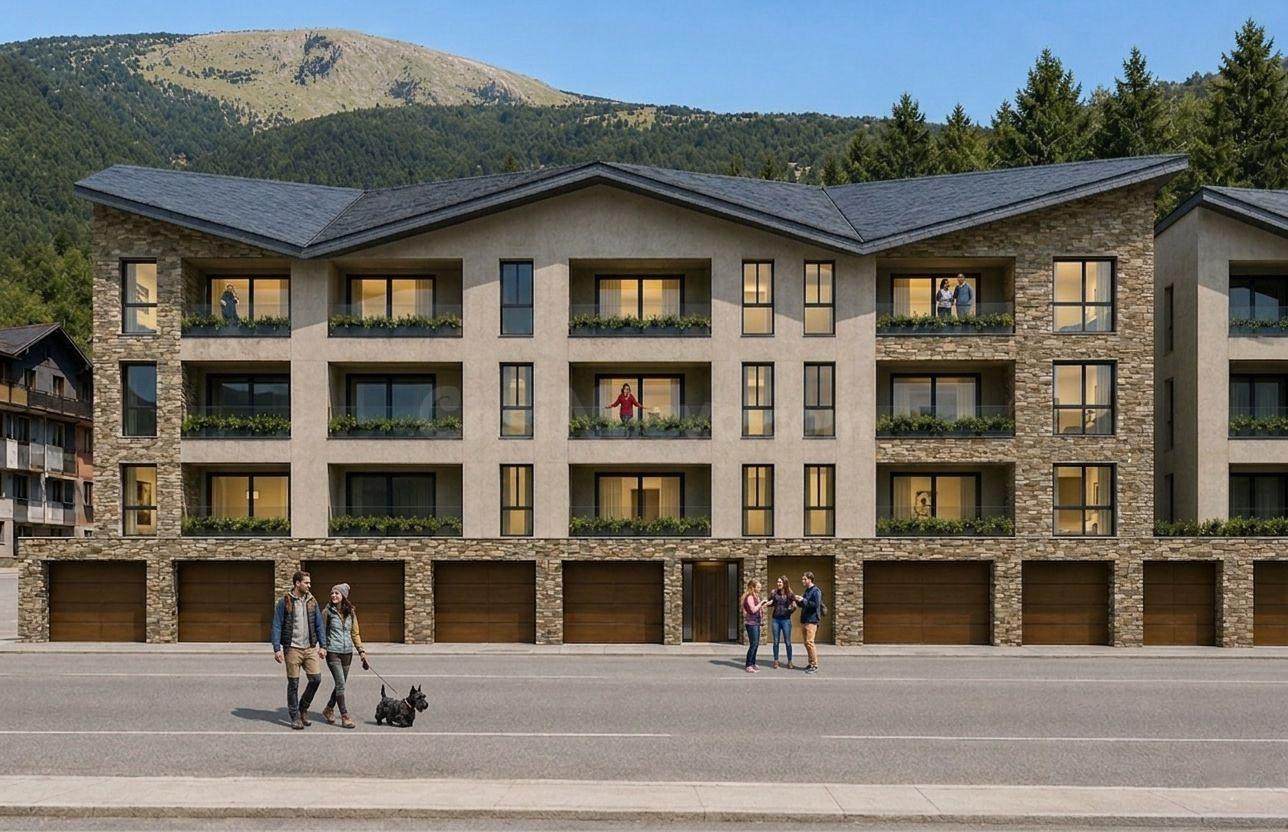Ático de obra nueva en esquina, con 96 m2, terraza y dos plazas de parking