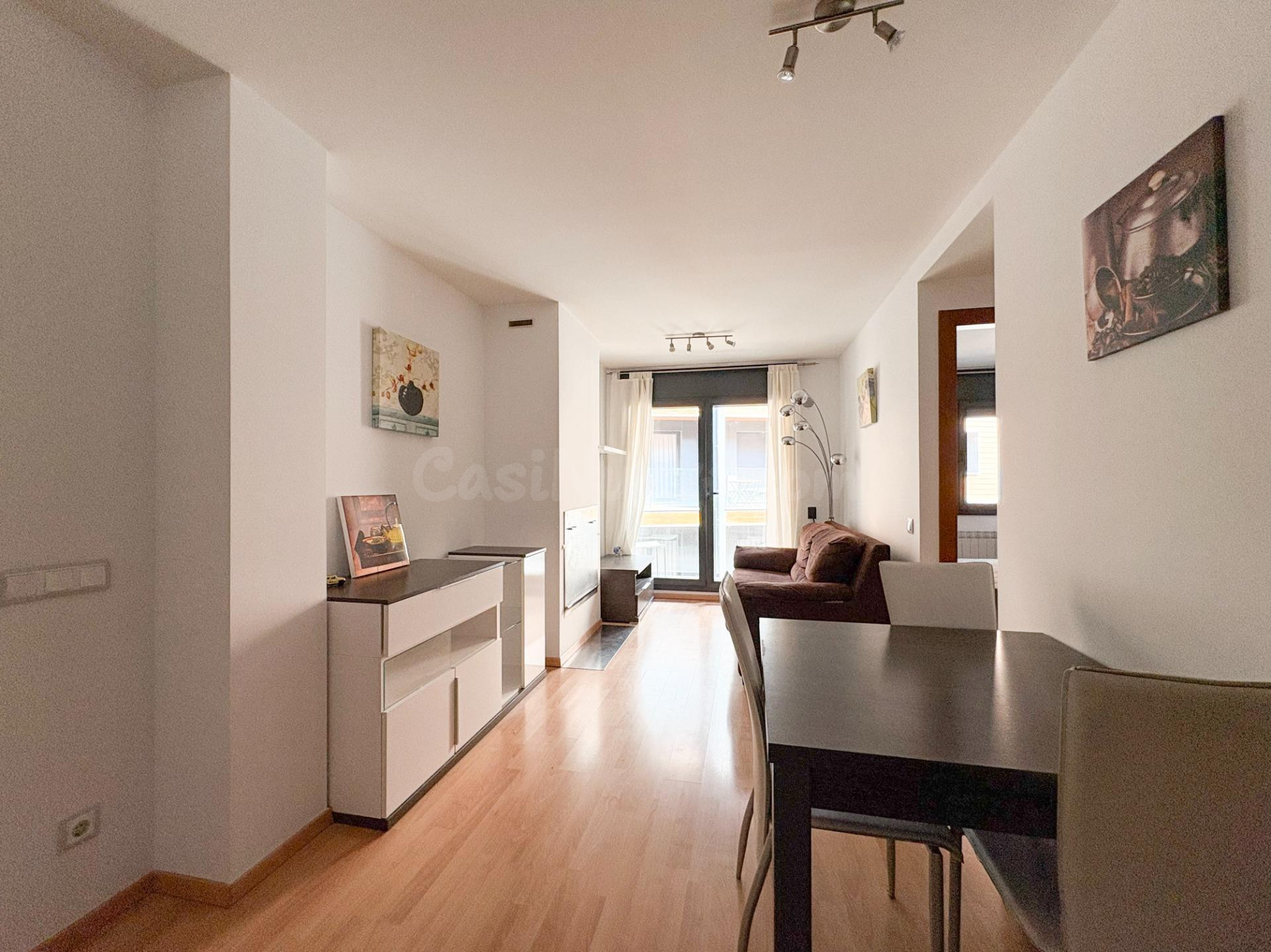 Acogedor piso de un dormitorio con parking y trastero en El Tarter