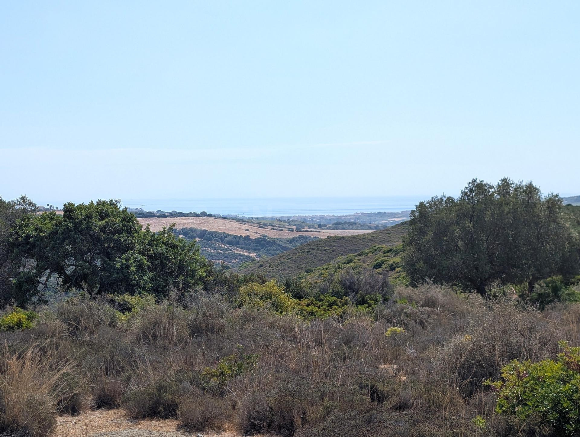Parcela rústica de 8.023 m2 con vistas al mar en Casares