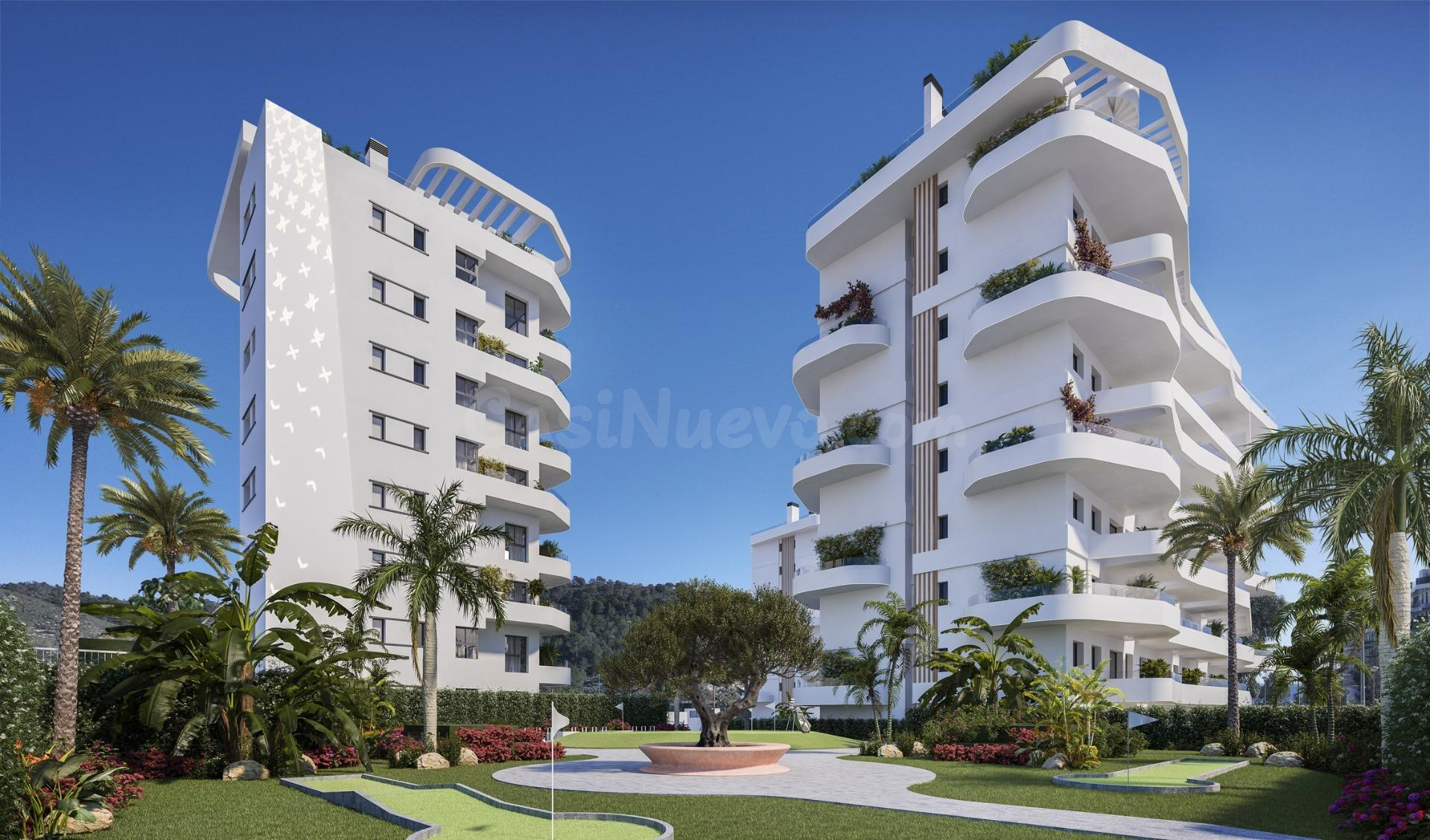 Apartamento moderno de 2 dormitorios cerca de la playa a la venta en Villajoyosa