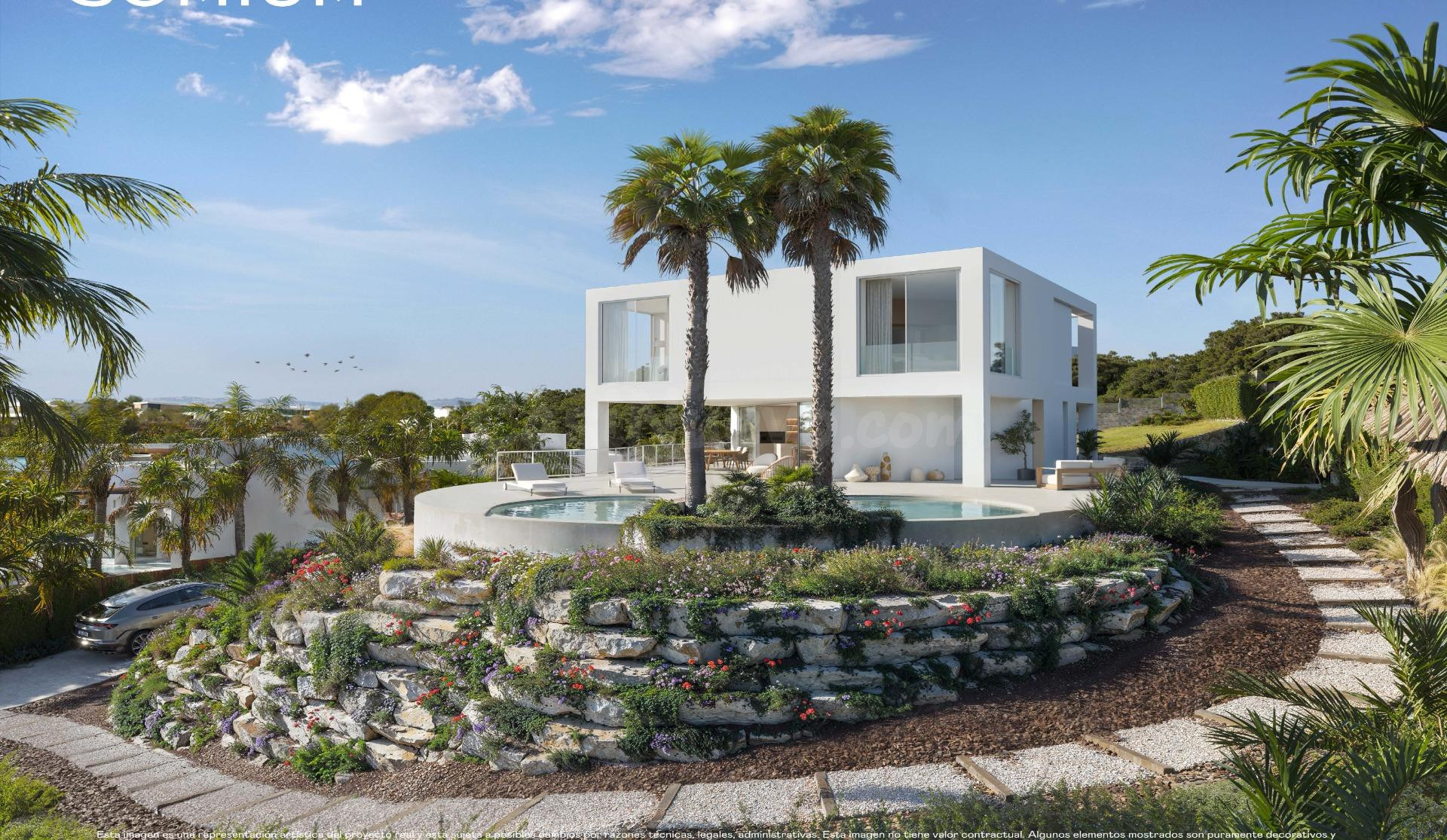Magnifica villa de lujo de 3 dormitorios con sótano y piscina privada en el exclusivo Resort de Las Colinas Golf & Country Club.