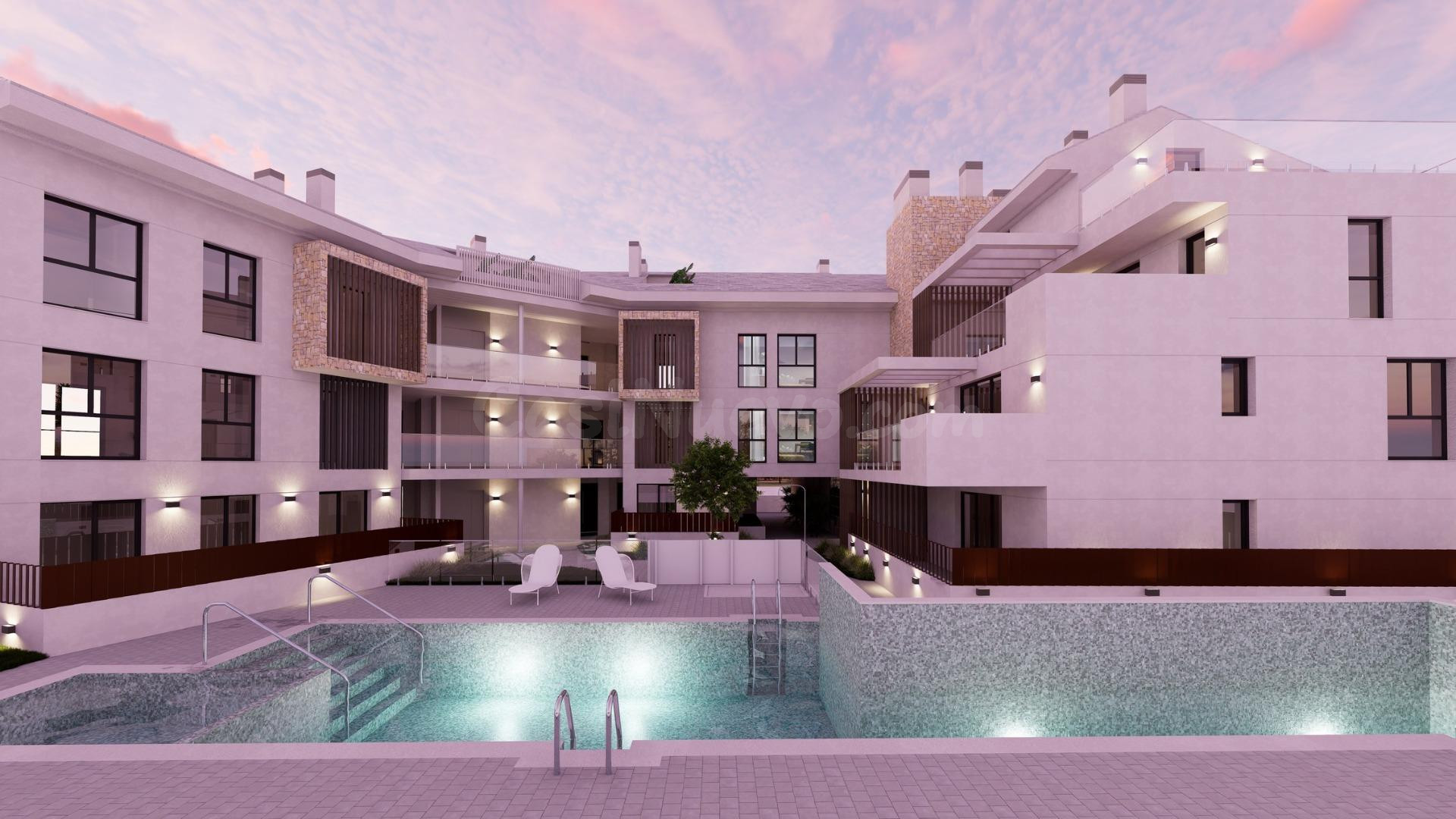 Apartamento moderno de 3 dormitorios a solo 100 metros del mar a la venta en Jávea(Alicante)